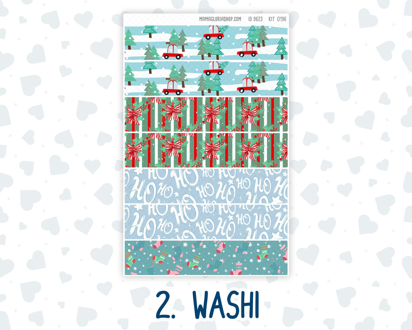 Kit 0196 Hobonichi Cousin – Daily Kit - Winter Warmth - December - Christmas