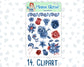 Kit 0199 Add Ons - Icy Blossoms - December - Christmas - Planner Stickers - Kit 2024