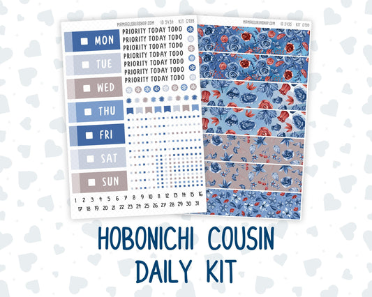 Kit 0199 Hobonichi Cousin – Daily Kit - Icy Blossoms - December - Christmas