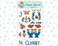 Kit 0091 Add Ons - Nordic Autumn - Planner Stickers - Kit 2024