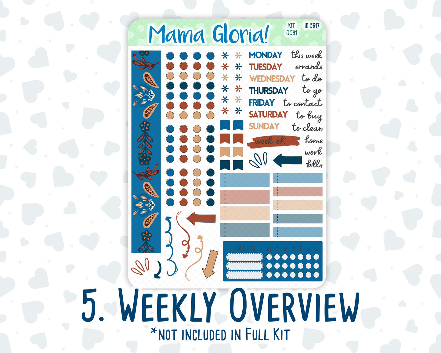 Kit 0091 - A5 Daily Duo - Nordic Autumn - Planner
