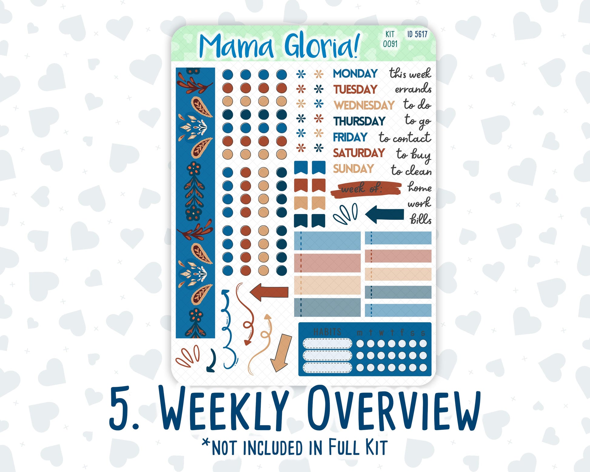 Kit 0091 - A5 Daily Duo - Nordic Autumn - Planner