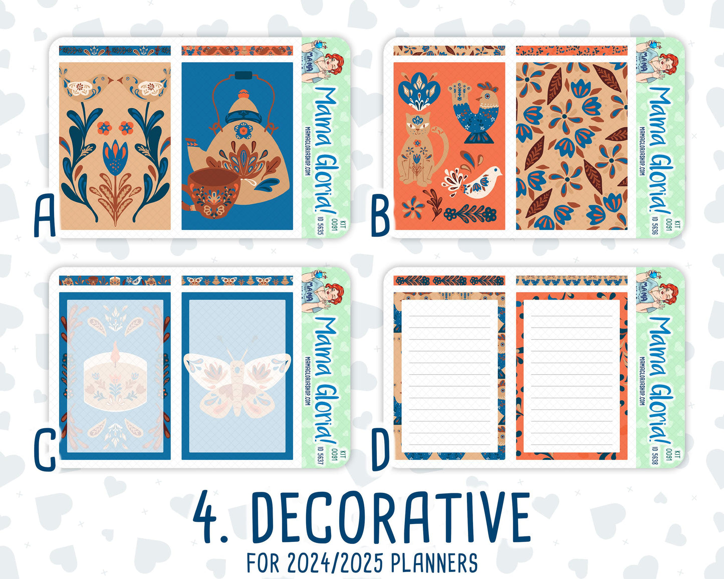Kit 0091 - A5 Daily Duo - Nordic Autumn - Planner
