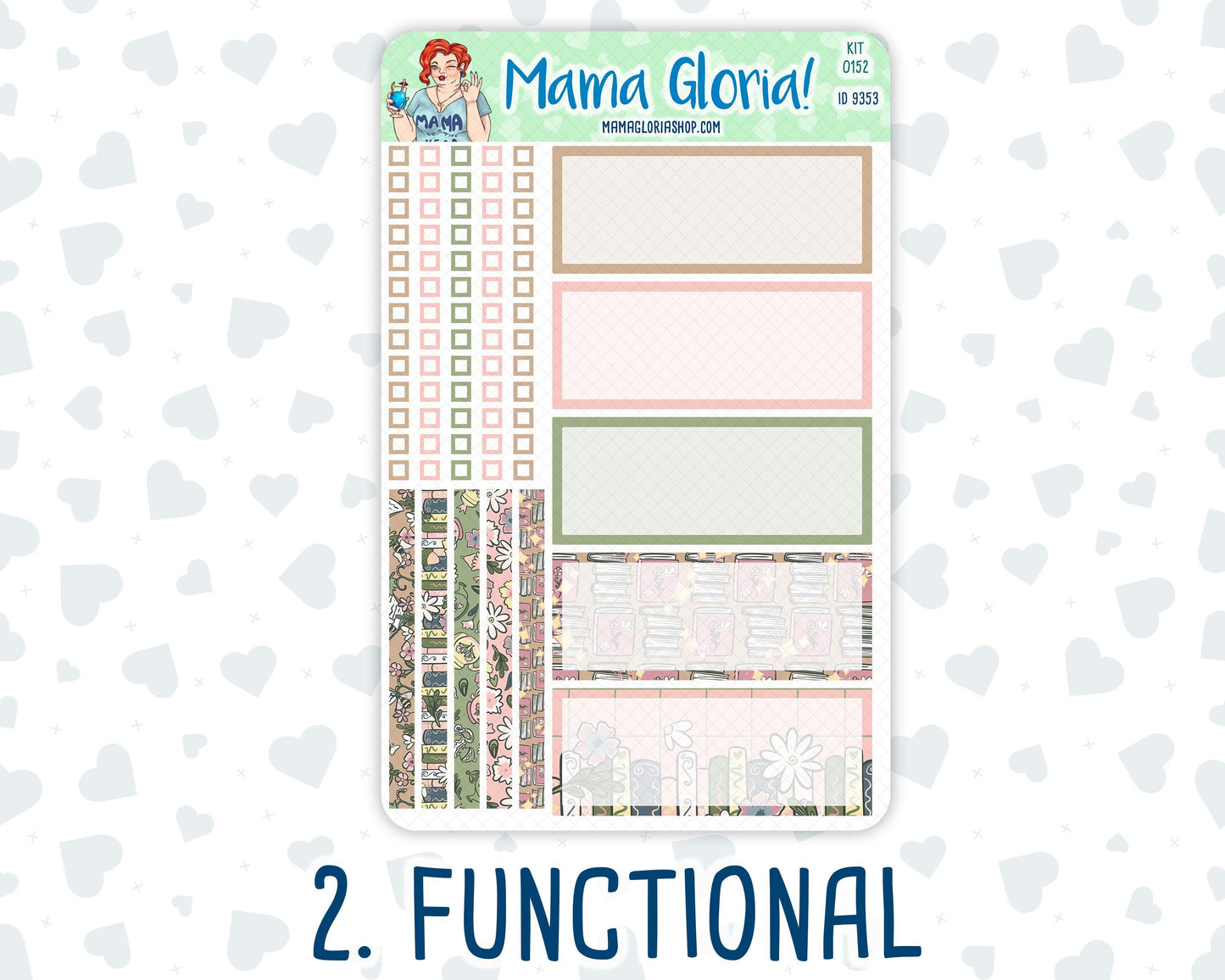 Kit 0152 - 7x9 Daily Duo - Froggy Reads - Planner