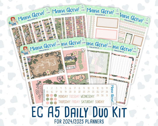 Kit 0152- A5 Daily Duo - Froggy Reads - Planner