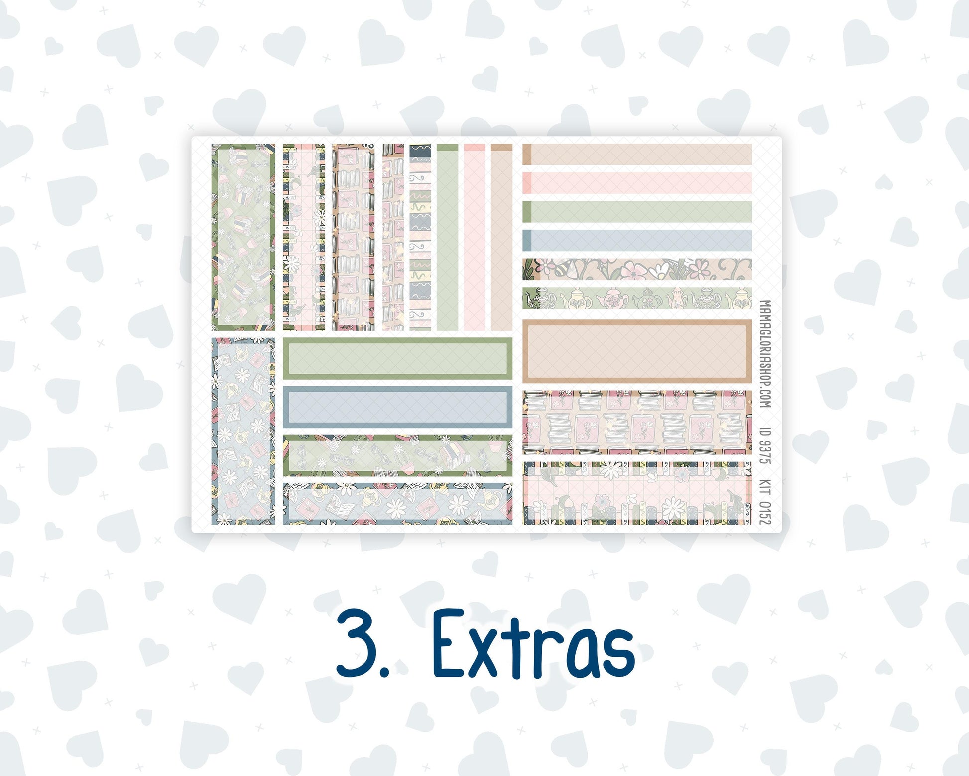 Kit 0152- 7x9 Plum Paper Daily - Froggy Reads - Planner