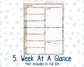 Kit 0152- 7x9 Plum Paper Daily - Froggy Reads - Planner