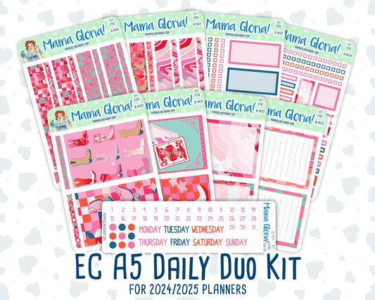 Kit 0162 - A5 Daily Duo - Disco Cowgirl - Planner