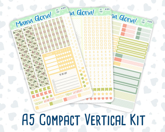 Kit 0167- A5 Compact Vertical - Picnic - Weekly - Fall