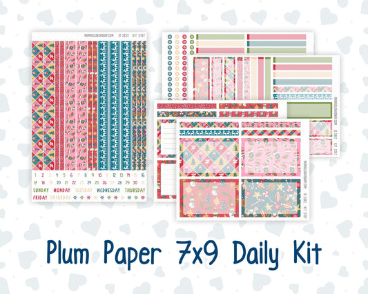 Kit 0197 - 7x9 Plum Paper Daily - Nutcracker Magic - Planner - December - Christmas