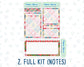 Kit 0197- 7x9 - Nutcracker Magic- December- Christmas - Notes Pages - Dashboard Kit - Productivity Page