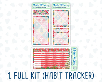 Kit 0197 - A5 - Nutcracker Magic - December - Christmas- Notes Pages - Dashboard Kit - Productivity Page