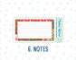 Kit 0197 - A5 - Nutcracker Magic - December - Christmas- Notes Pages - Dashboard Kit - Productivity Page