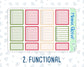 Kit 0197- 7x9 - Nutcracker Magic - Weekly Kit For EC Horizontal Planners - December- Christmas