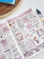 Kit 0261 - Hobonichi Cousin - Weekly Kit - April - Llama Spring - 1.3” Wide Columns