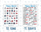 Kit 0198 Add Ons - Holiday Village - December - Christmas - Planner Stickers - Kit 2024