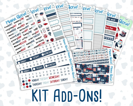 Kit 0198 Add Ons - Holiday Village - December - Christmas - Planner Stickers - Kit 2024