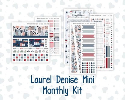 Kit 0198 Laurel Denise Mini Size – Monthly - Holiday Village- Christmas - December