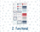 Kit 0198 Laurel Denise Standard Size – Weekly - Horizontal Layout - Holiday Village - Christmas - December