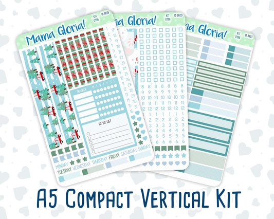 Kit 0196- A5 Compact Vertical - Winter Warmth - Weekly - December-Christmas