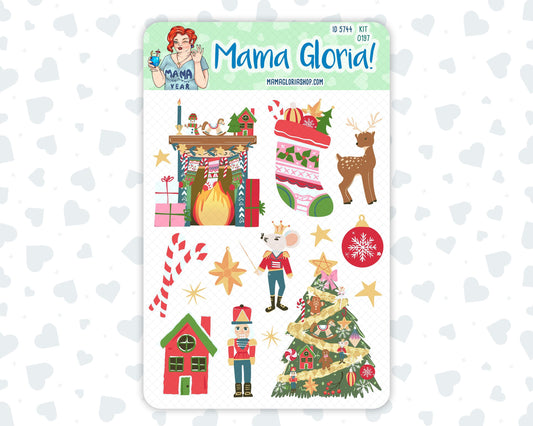 Kit 0197 - Clipart - Nutcracker Magic - For Planners - Journals - December - Christmas