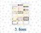 EC 8.5x11 Monthly - Kit 0200- Golden Hour - January - New Year- For Erin Condren Planners