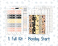 Kit 0200 Laurel Denise Standard Size – Weekly - Vertical Layout - Golden Hour - January - New Year