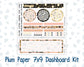 Kit 0200 Plum Paper 7x9 – Dashboard - Golden Hour - January - New Year