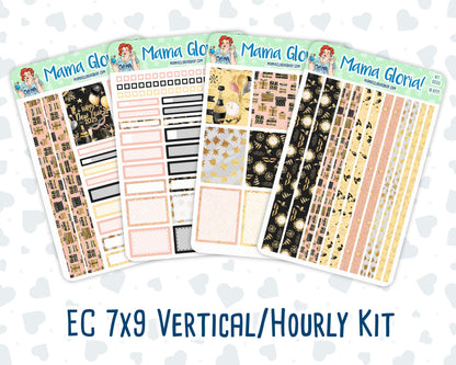 Kit 0200- 7x9 - Golden Hour - January- New Year - Weekly Kit For Planners