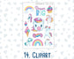 Kit 0201 Add Ons - Dream Big - January - Planner Stickers - Kit