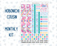 Kit 0201 Hobonichi Cousin – Monthly – 1.3” Wide Columns - Dream Big - January