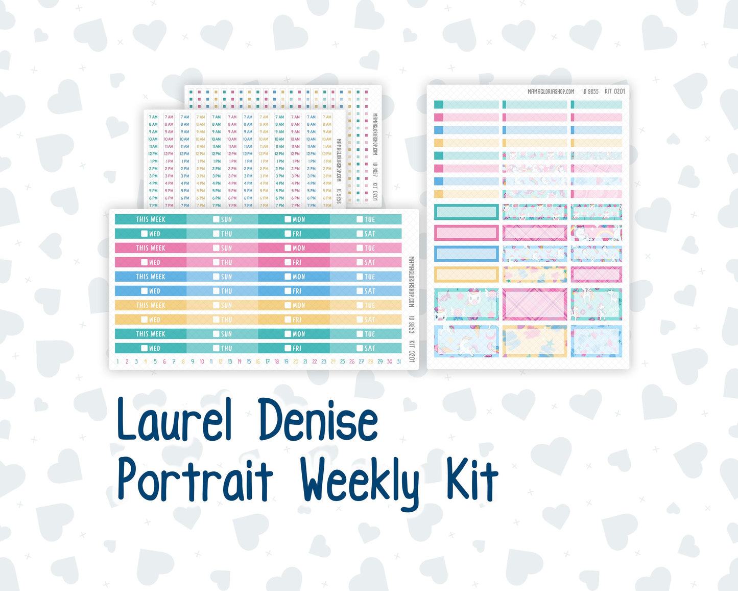 Kit 0201 Laurel Denise Portrait – Weekly- Dream Big - January