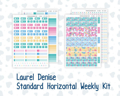 Kit 0201 Laurel Denise Standard Size – Weekly - Horizontal Layout - Dream Big - January