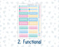 Kit 0201- 7x9 Plum Paper Vertical Priorities - Dream Big - January