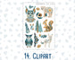 Kit 0202 Add Ons - Folky Forest - January - Planner Stickers - Kit