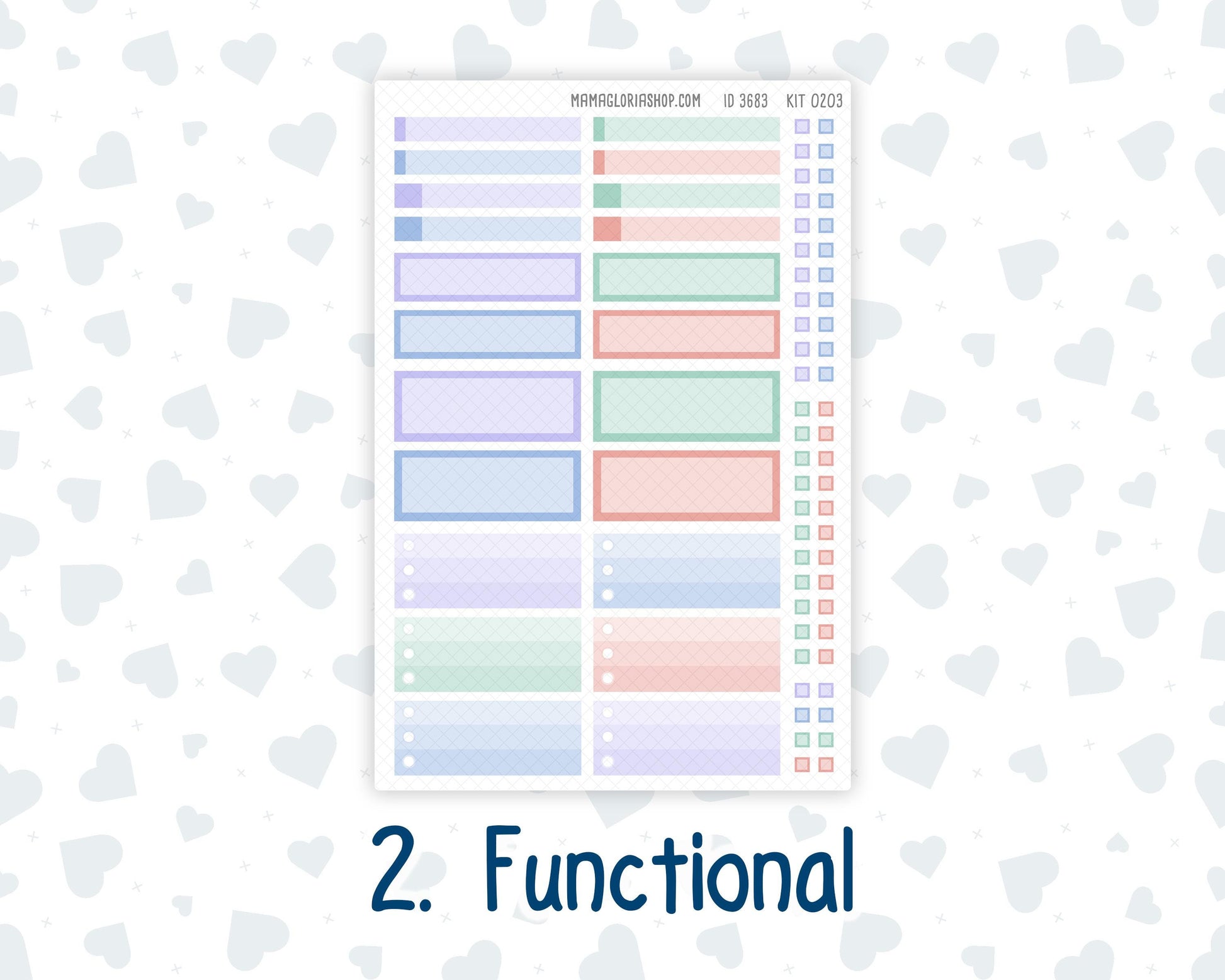 Kit 0203- 7x9 Plum Paper Vertical Priorities - Self-Care - January