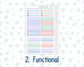Kit 0203- 7x9 Plum Paper Vertical Priorities - Self-Care - January