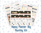 HP - Monthly - Kit 0200 - Golden Hour - January - New Year - For Big Happy Planner