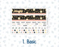 HP - Monthly - Kit 0200- Golden Hour - January - New Year - For Classic Happy Planner