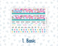 HP - Monthly - Kit 0201 - Dream Big - January - New Year - For Classic Happy Planner