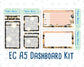 Kit 0200- A5 - Golden Hour - January - New Year - Notes Pages - Dashboard Kit - Productivity Page