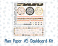 Kit 0200 Plum Paper A5– Dashboard - Golden Hour - January- New Year