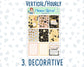 Kit 0200- 7x9 - Golden Hour - January- New Year - Weekly Kit For Planners