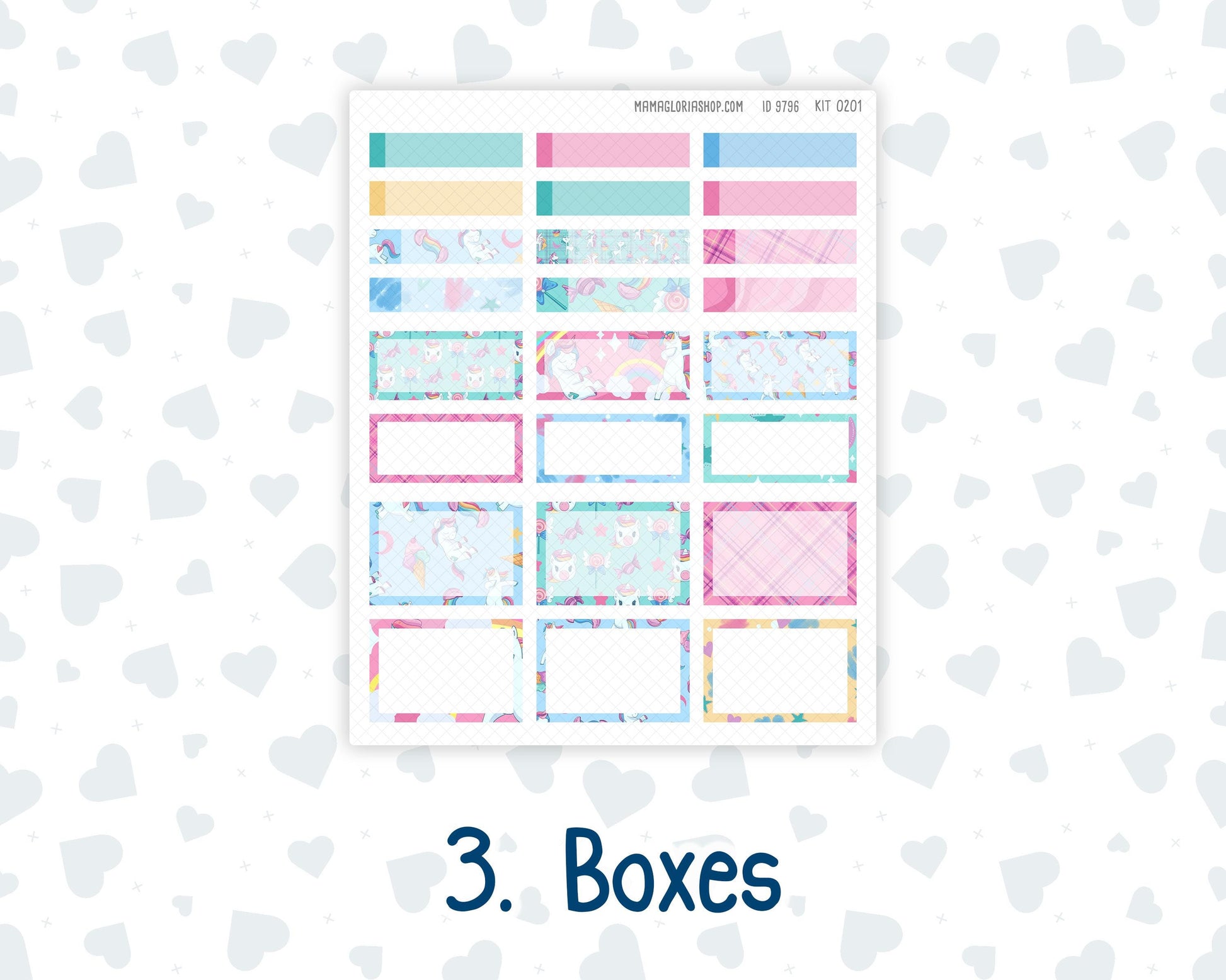 EC 8.5x11 Monthly - Kit 0201- Dream Big - January - For Erin Condren Planners