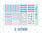 Kit 0201 -7x9 - Dream Big - Weekly Kit For EC Horizontal Planners - January