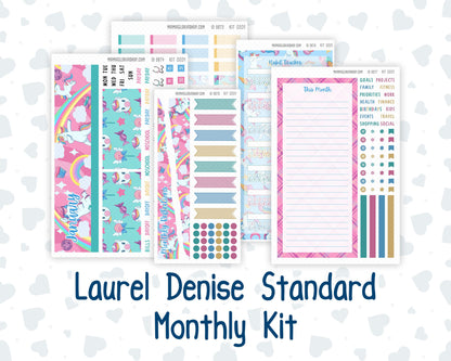 Kit 0201 Laurel Denise Standard Size – Monthly - Dream Big - January