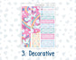 Kit 0201- 7x9 Plum Paper Vertical Priorities - Dream Big - January