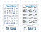 Kit 0203 Add Ons - Self-Care - January - Planner Stickers - Kit