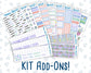 Kit 0203 Add Ons - Self-Care - January - Planner Stickers - Kit