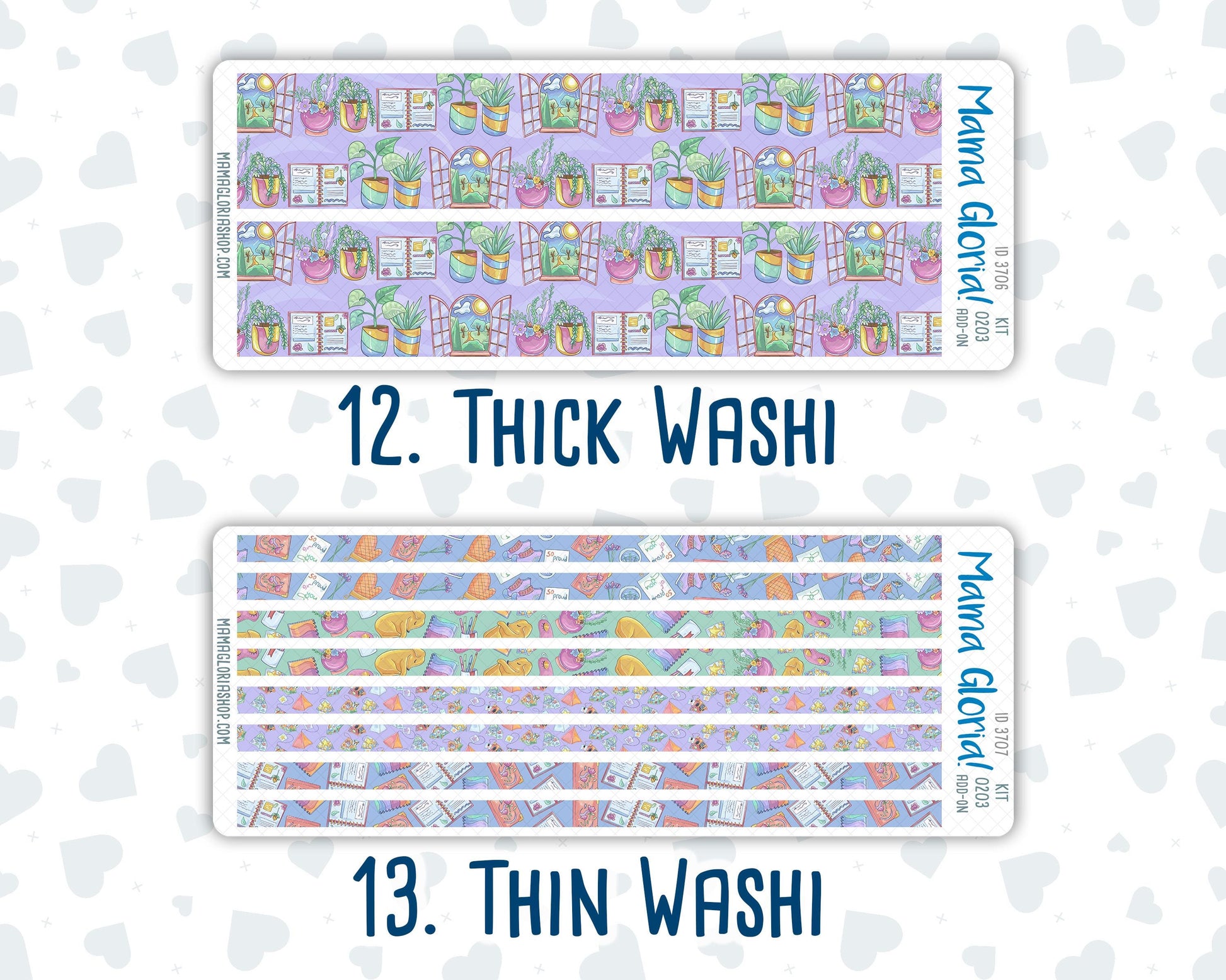 Kit 0203 Add Ons - Self-Care - January - Planner Stickers - Kit